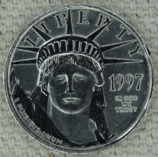 1997 $10 Platinum Eagle 1/10 oz .9995 US Mint Bullion Coin 3239.90 per troy oz