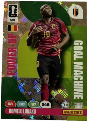 Panini FIFA World Cup 2026 Power-Up 587 Romelu Lukaku Goal Machine