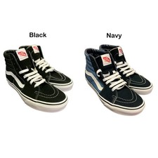 Vans Original Sk8-Hi Unisex High-Top Sneaker, Suede and Canvas Lace-Up