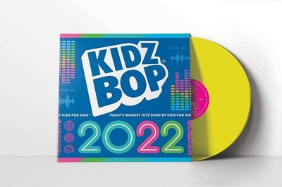 Kidz Bop 2022 LP YELLOW colored vinyl gatefold SEALED NEW