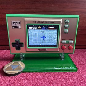 Nintendo Game and Watch The Legend of Zelda Anniversary Edition W/ Custom Stand