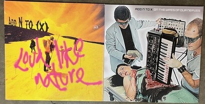 ADD N TO (X) LP LOT - LOUD LIKE NATURE/ON THE WIRES OF OUR NERVES vinyl album x