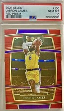 LeBron James [Orange Prizm] #111 Prices | 2024 Panini Select