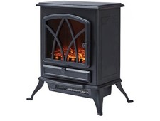 Warmlite WL46018 Portable  Electric Fire Stove Heater 2000W Black
