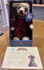 Meerkat Aleksandr from Yakovs Toy Shop. With certificate & box.Excellent Cond