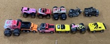 Galoob Micro Machine 1980 s Lot Of 11 - Cars, Trucks, Military, Motorcycle, 4x4