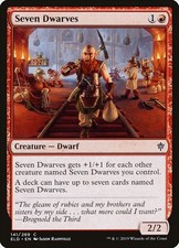 MTG Seven Dwarves 141/269 Throne of Eldraine Common NM/M