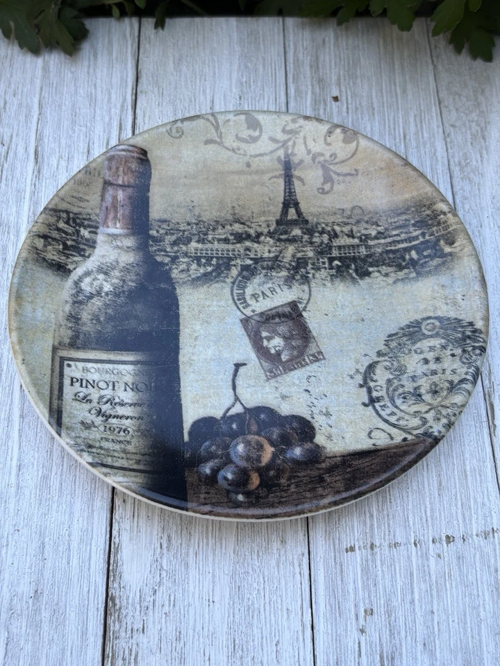 Certificado Diseño Internacional Veronique Charron ~ Manzana Salvaje ~ 4 Platos de Postre Foto 3 de 4