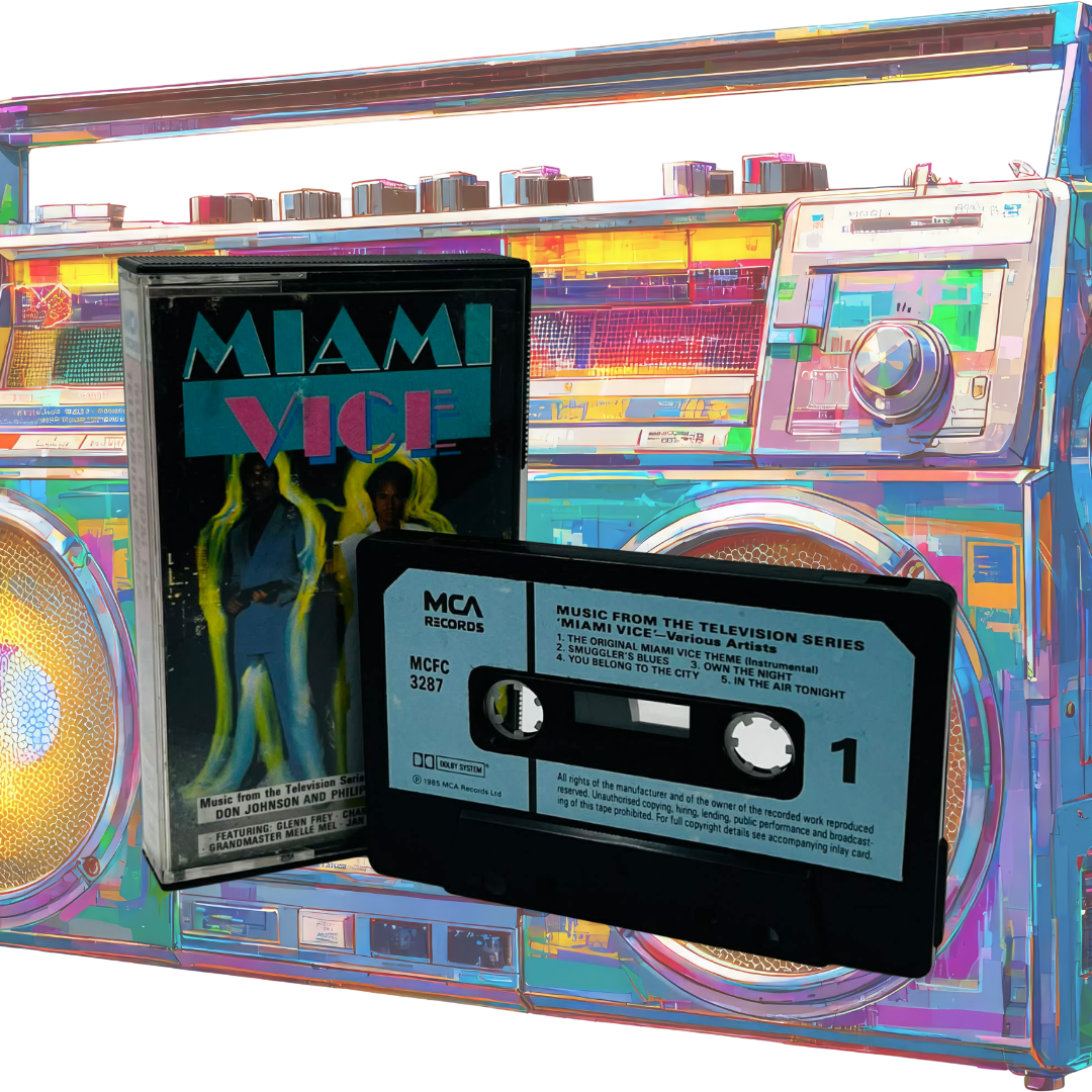 Miami Vice Audio Cassette Tape | Soundtrack | Play Tested