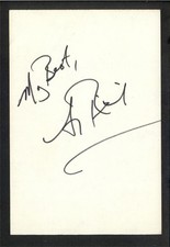 Ann Reinking - Signed Autograph 4x6 Index Card - Broadway Dancer - All That Jazz