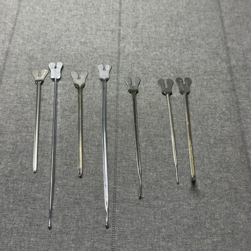 V. Mueller Germany Stainless Grooved Directors Lot Of 8 GYN Surgical