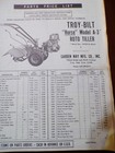Troy-Bilt Parts List, Attachment Lists and Price Lists, & more — photo 2