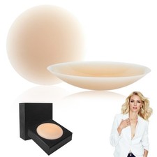 Shintrend Nipple Covers for Women - Reusable Silicone Pack of 2, Nude