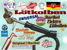 L&ouml;tkolben Hammerl&ouml;tkolben BARTHEL B5250 250W Spenglerl&ouml;tkolben Elektrol&ouml;tkolben