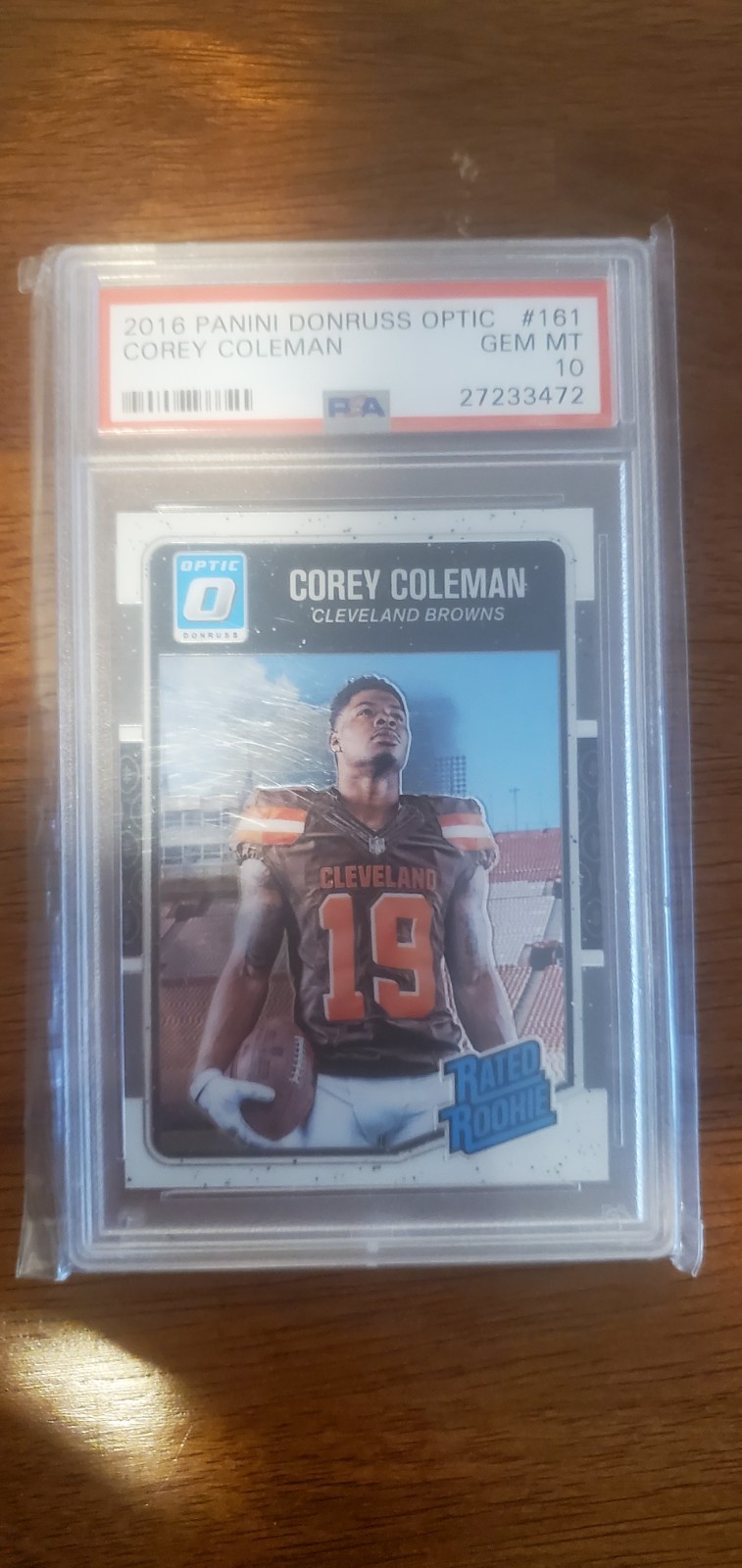 Corey Coleman Panini Donruss Optic #161 Base