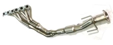 OBX Stainless Manifold 06-09 Chevy Trailblazer GMC Envoy 4.2L Long Catted Pipe
