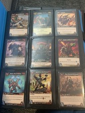 World Of Warcraft TCG For the Horde 9 Epic Card Lot