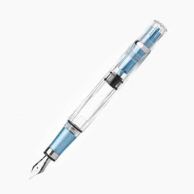 Twsbi Diamond 580Al Iceberg Füllfederhalter, hellblau, Einlass, dicke Feder, Tw100779