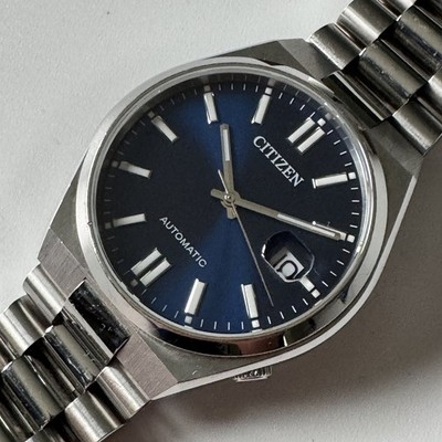Citizen Automatic Blue Dial Stainless Steel Watch NJ0150 Fast Free Post
