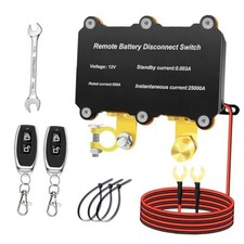 500A Smart Remote Battery Disconnect Switch 12V - Quick Kill Switch for Car,