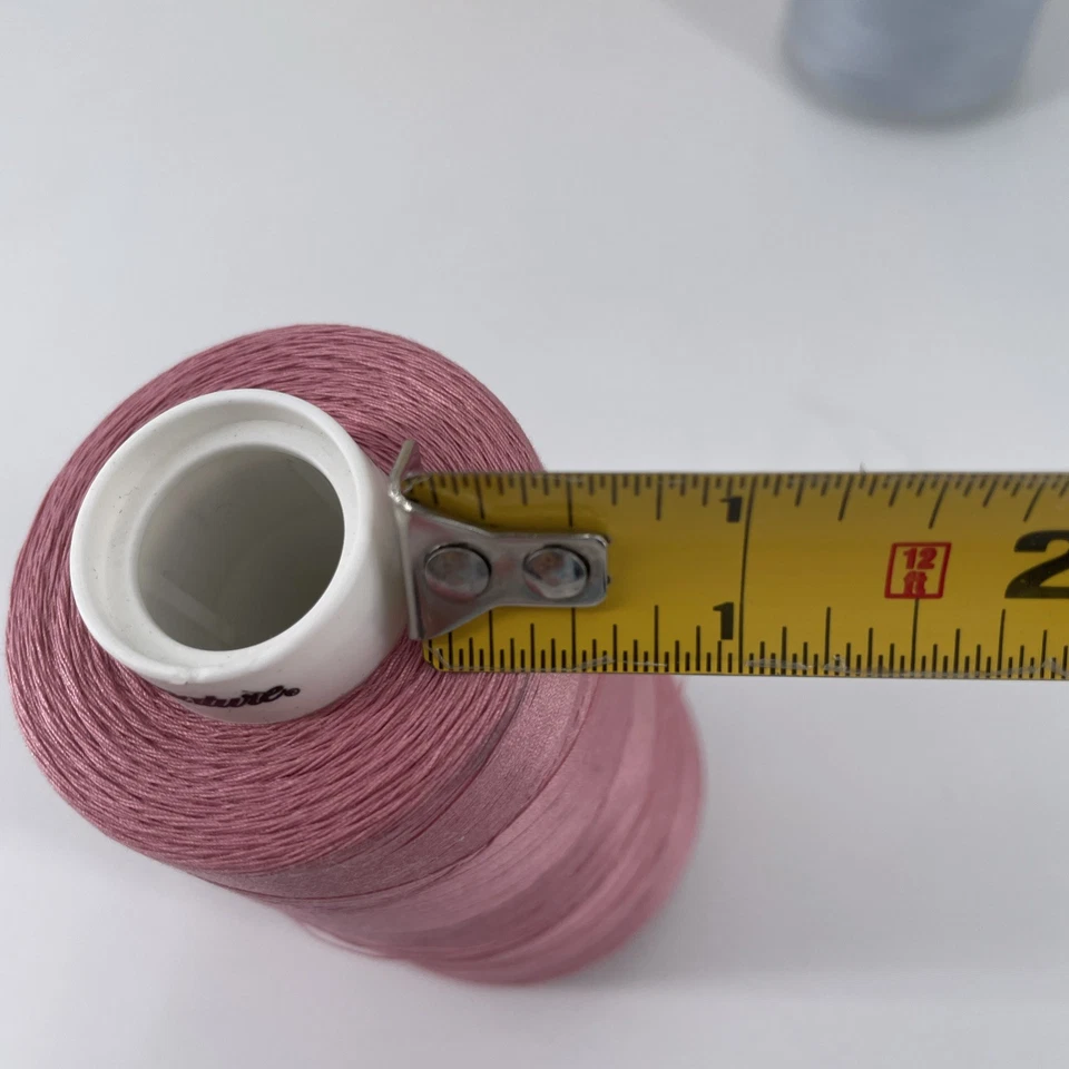 Signature QT Cone Thread 40 wt Pastel Cotton Wrapped Poly 5 Partial Cones USA - Image 4 of 4