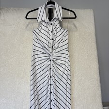 Fashion Nova Maxi Summer Halter Dress With Collar Size M