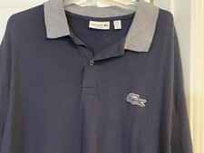 Lacoste Mens Classic Slim Fit Short Sleeve Polo Shirt Blue FR 8 3-XL