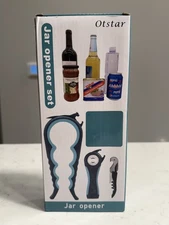 Otstar 6-in-1 Jar Opener & Bottle Opener Multi-Function Kitchen Opener tool NEW