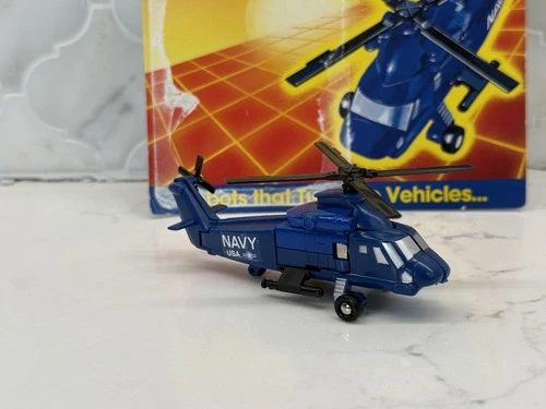 Flip Top Navy Helicopter MR-40 100% Complete Gobots 1984 Bandai Tonka Vintage