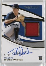 2021 Panini Immaculate Material 43/99 Tucker Davidson #IMA-TD Auto 1cc7
