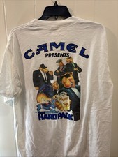 Vintage 1991 Camel ‘The Hard Pack’ Shirt XL Distressed Made In USA Silkworm Tag