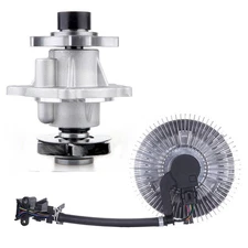 Water Pump with Fan Clutch Kit Fits Chevy GMC Buick SUV 4.2 5.3 6L