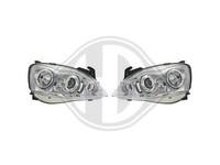 Designscheinwerfer Klarglas/Chrom FüR Opel Corsa 2000-2006