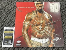 50 Cent Signed Autographed Get Rich Or Die Tryin Album Vinyl LP JSA Authentic