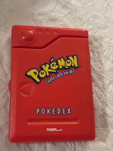 Pokemon Pokedex Handheld Toy Vintage 1998 Tiger Electronics, Tested Working