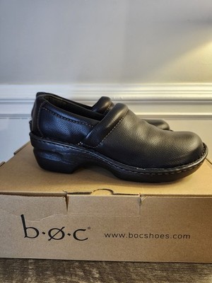 b.o.c. Born Concept Peggy Women's Black Comfort Clogs Shoes NWOB Box Size 9 M
