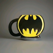 Batman DC Comics Square Ceramic Coffee Mug Cup Batman Symbol