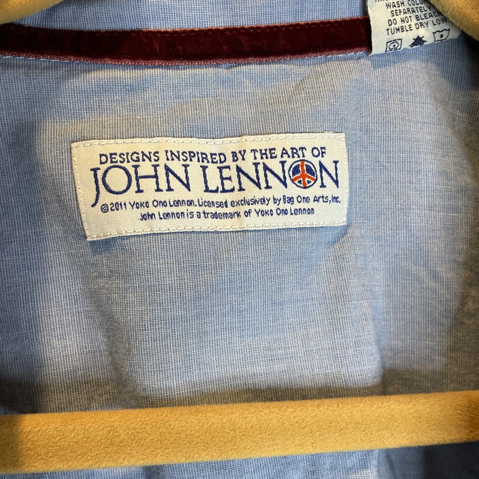 John Lennon Men's Long Sleeve Size XXL 100% Cotton - Image 2 of 4