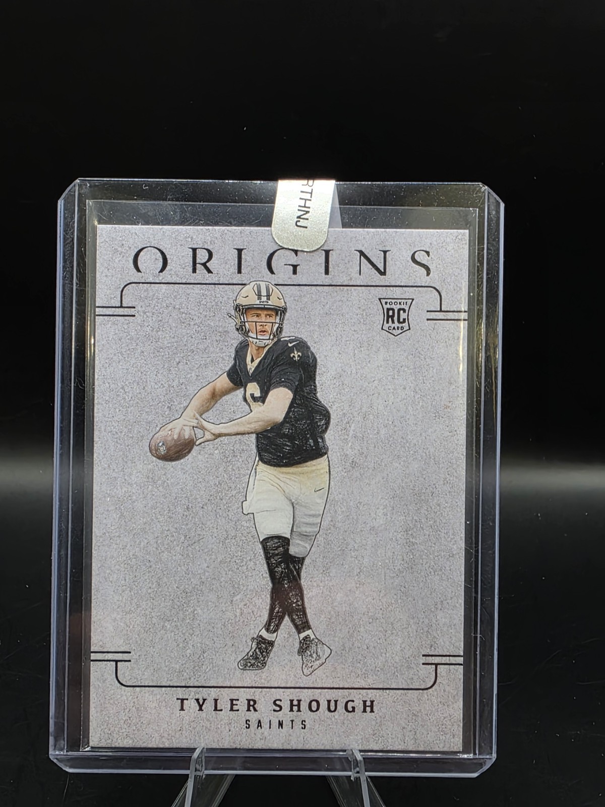 2025 Panini Origins Tyler Shough Blank Slate RC Case Hit SSP #6 Saints