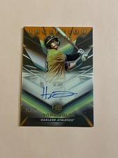 Henry Bolte 2023 Bowman Inception Orange Foil Auto Autograph /25