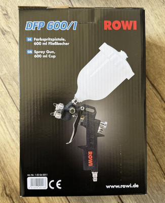Rowi Druckluft-Farbspritzpistole 600 ml DFP 600/1 , 200 l/min