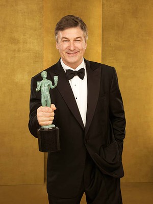 Alec Baldwin poses during the 19th Screen Actors Guild Awards at T- 2013 Photo