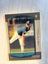 2000 Bowman Draft Picks & Prospects MARK MULDER Rookie Card #6 Oakland A's. rookie card picture