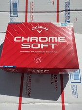 2026 New version Callaway Chrome Soft Golf Balls - White, Pack of 12 tour perfor