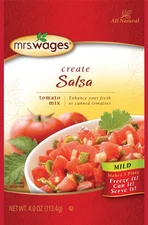 Mrs. Wages Salsa Tomato Mix 4 oz. 1 pk