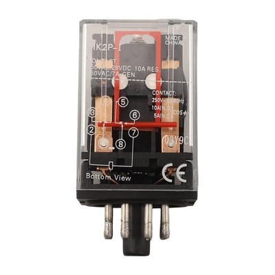 Remote Control Small Intermediate Relay MK2P I 8 Pin 10A 250VAC AC 220V