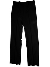 Gucci Uniform Classic Black Flat Front Womens Dress Pants 40 4 NWT