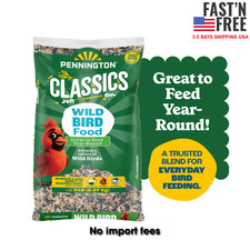 Pennington Classic Dry Wild Bird Feed and Wild Bird Seed, 10 lb. Bag, 1 Pack