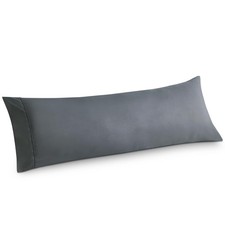 Body Pillow Case 20x54 Long Pillow Cover Dark Grey Microfiber Bedsure 54