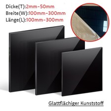 Czarna plastikowa płyta PVC z gładką powierzchnią dla majsterkowiczów 100mm-300mm